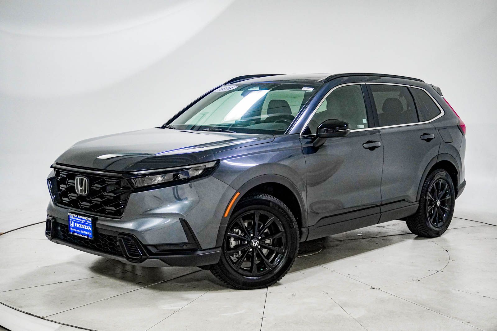 Meteorite Gray Metallic 2024 Honda CR-V Hybrid SUV / Crossover All-Wheel Drive Continuously Variable Transmission