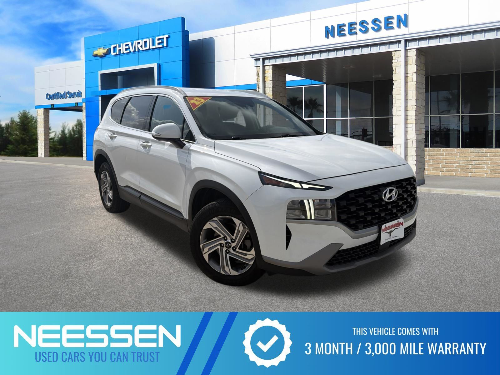 White Pearl 2023 Hyundai Santa Fe SUV / Crossover Front-Wheel Drive 8-Speed Automatic