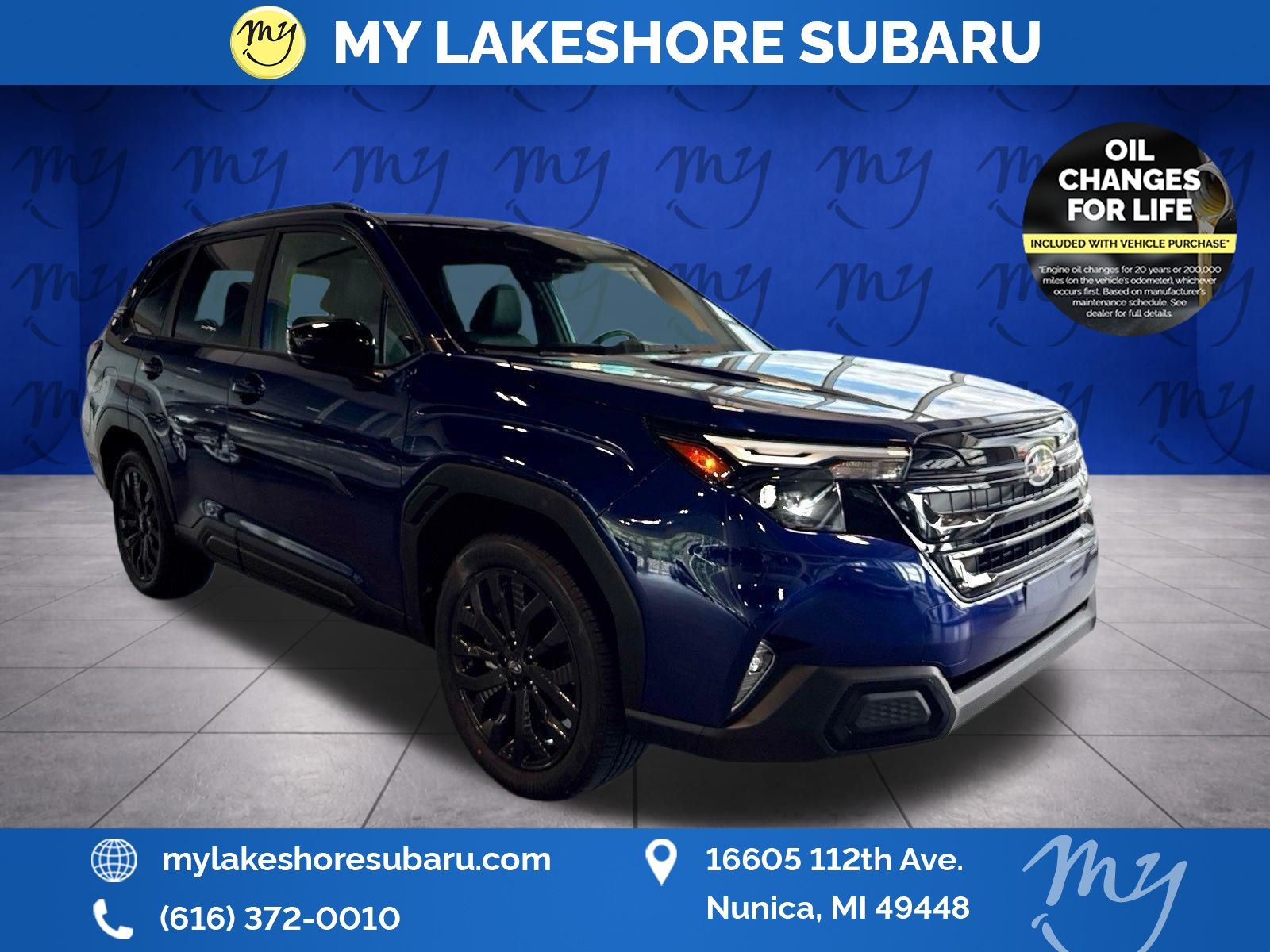 Sapphire Blue Pearl 2026 Subaru Forester SUV / Crossover All-Wheel Drive Continuously Variable Transmission