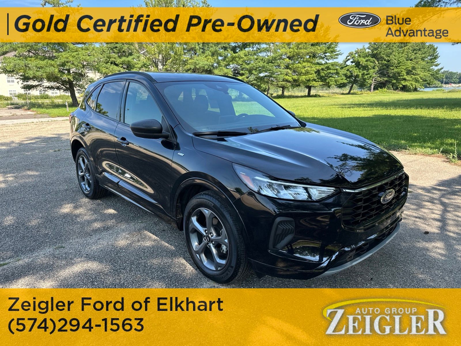 Black Metallic 2023 Ford Escape SUV / Crossover All-Wheel Drive 8-Speed Automatic