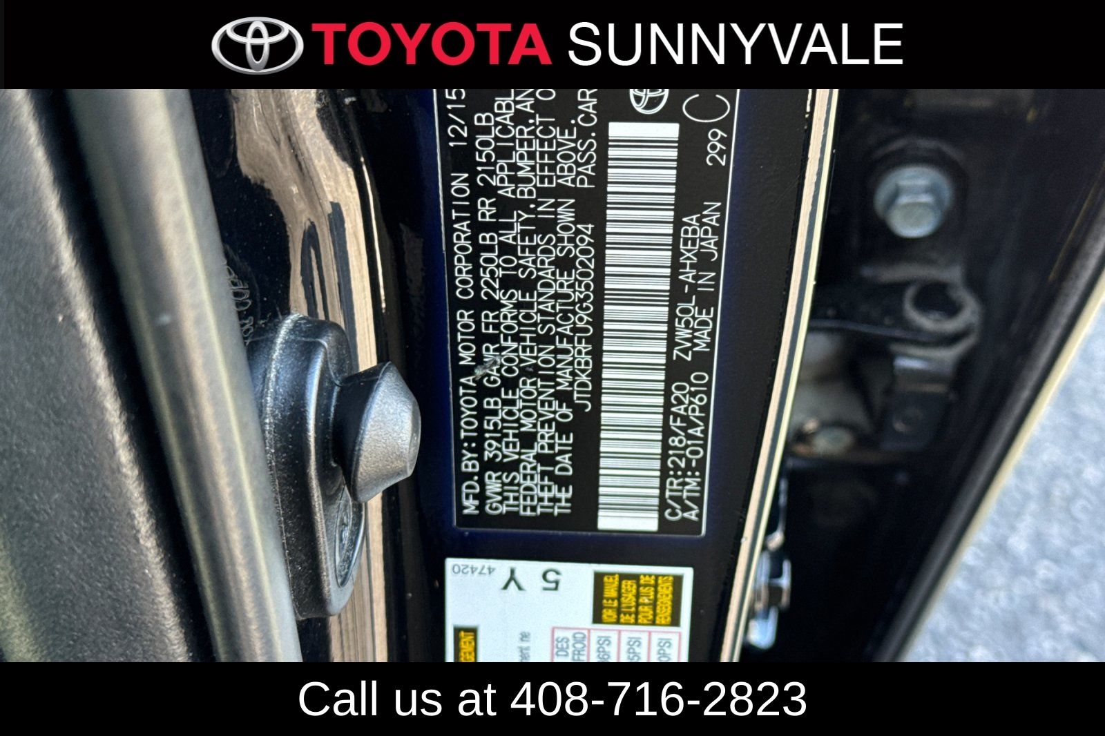 Used 2016 Toyota Prius Hatchback