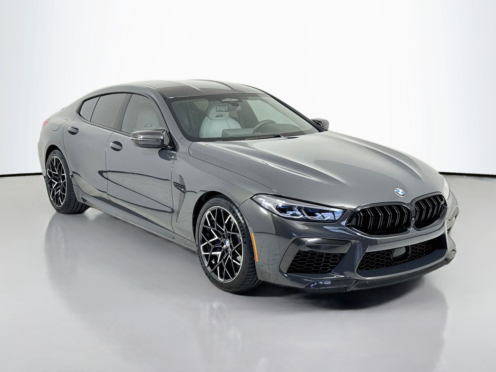 Gray (Dravit Grey Metallic) 2025 BMW M8 Sedan All-Wheel Drive 8-Speed Automatic