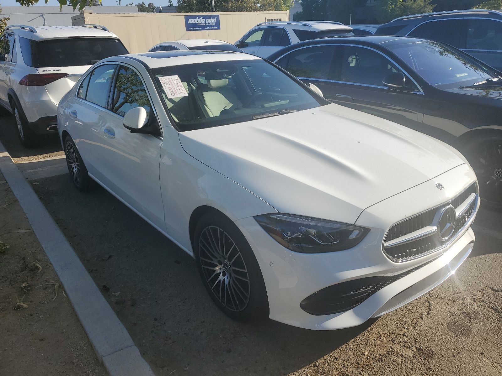 Polar White 2023 Mercedes-Benz C-Class Sedan Rear-Wheel Drive 9-Speed Automatic