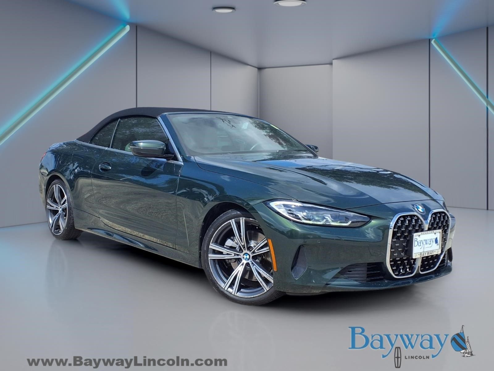 San Remo Green Metallic 2022 BMW 4 Series Convertible Rear-Wheel Drive 8-Speed Automatic