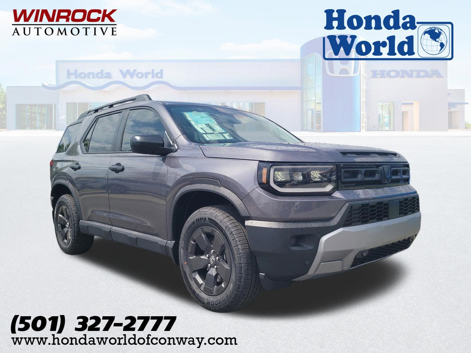 Gray (Modern Steel Metallic) 2026 Honda Passport RTL AWD SUV / Crossover All-Wheel Drive Automatic