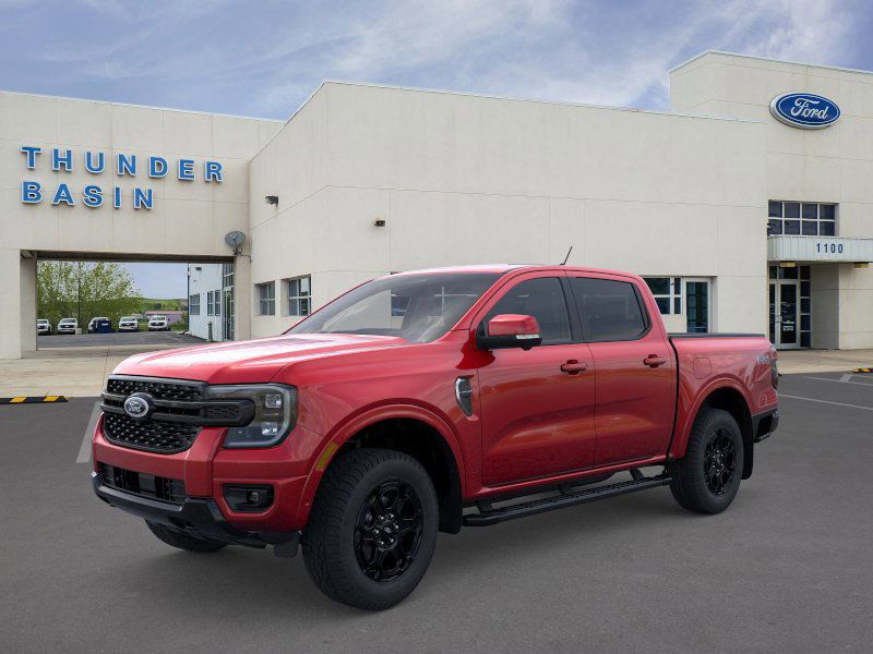 Ruby Red Metallic Tinted Clearcoat 2025 Ford Ranger Pickup Truck Four-Wheel Drive Automatic