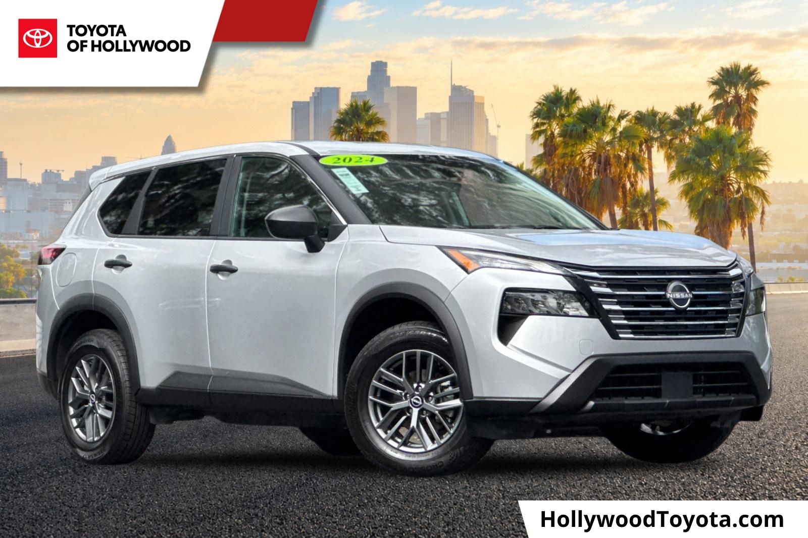 Brilliant Silver Metallic 2024 Nissan Rogue SUV / Crossover Front-Wheel Drive Continuously Variable Transmission