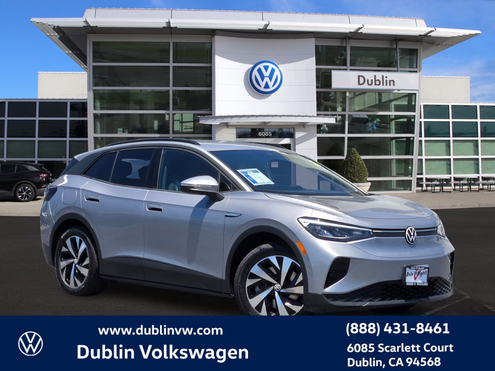 Silver Mist Metallic 2023 Volkswagen ID.4 SUV / Crossover Rear-Wheel Drive Automatic