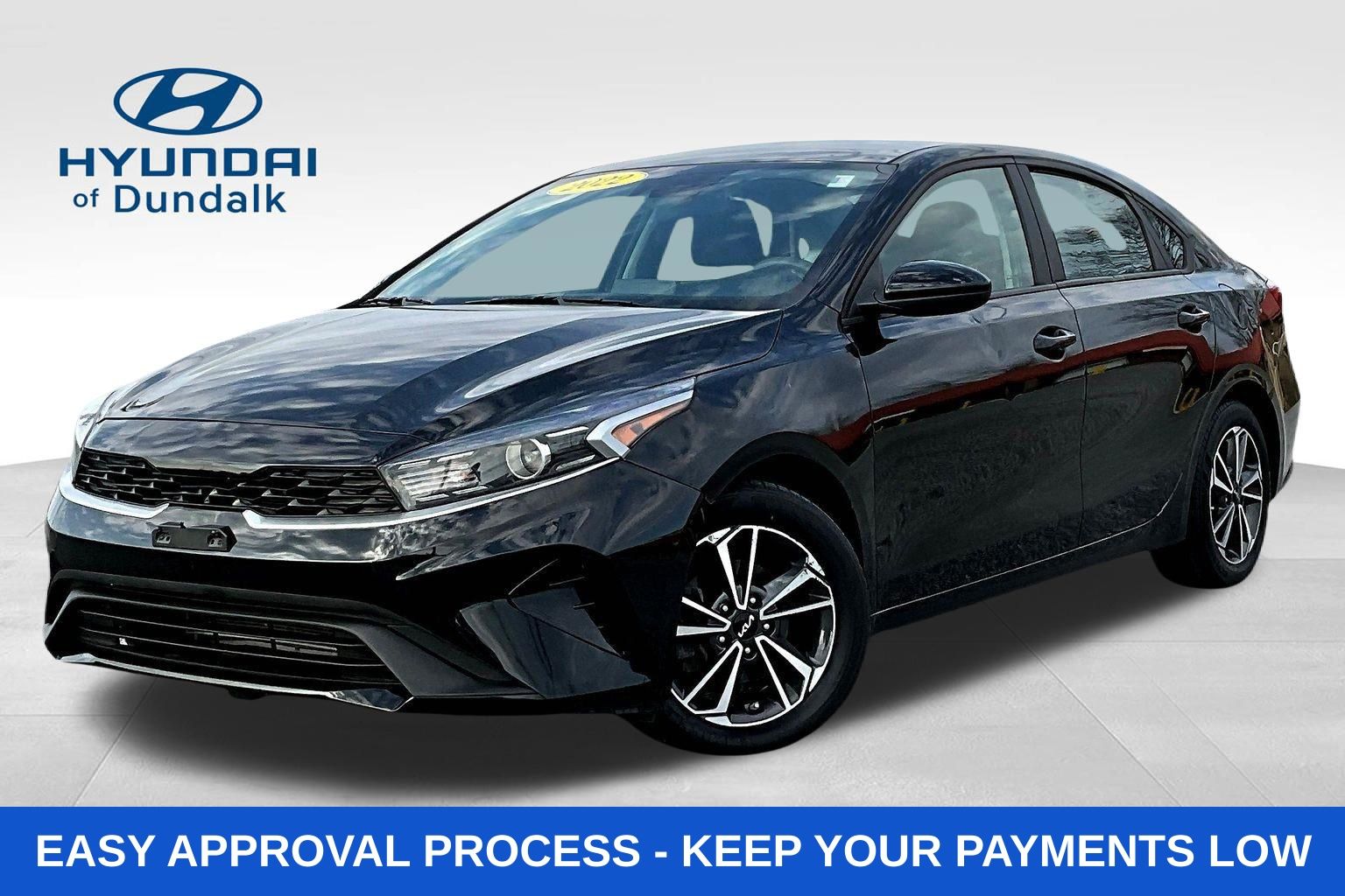 Aurora Black Pearl 2022 Kia Forte LXS FWD Sedan Front-Wheel Drive Continuously Variable Transmission