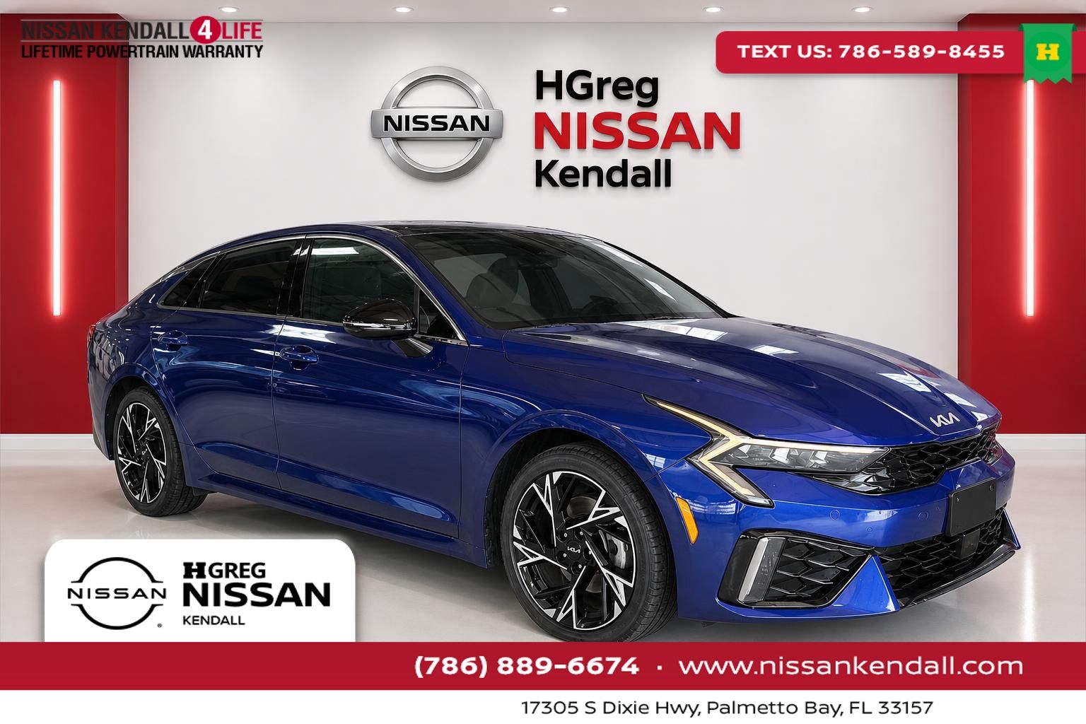 Blue 2025 Kia K5 Sedan Front-Wheel Drive 8-Speed Automatic
