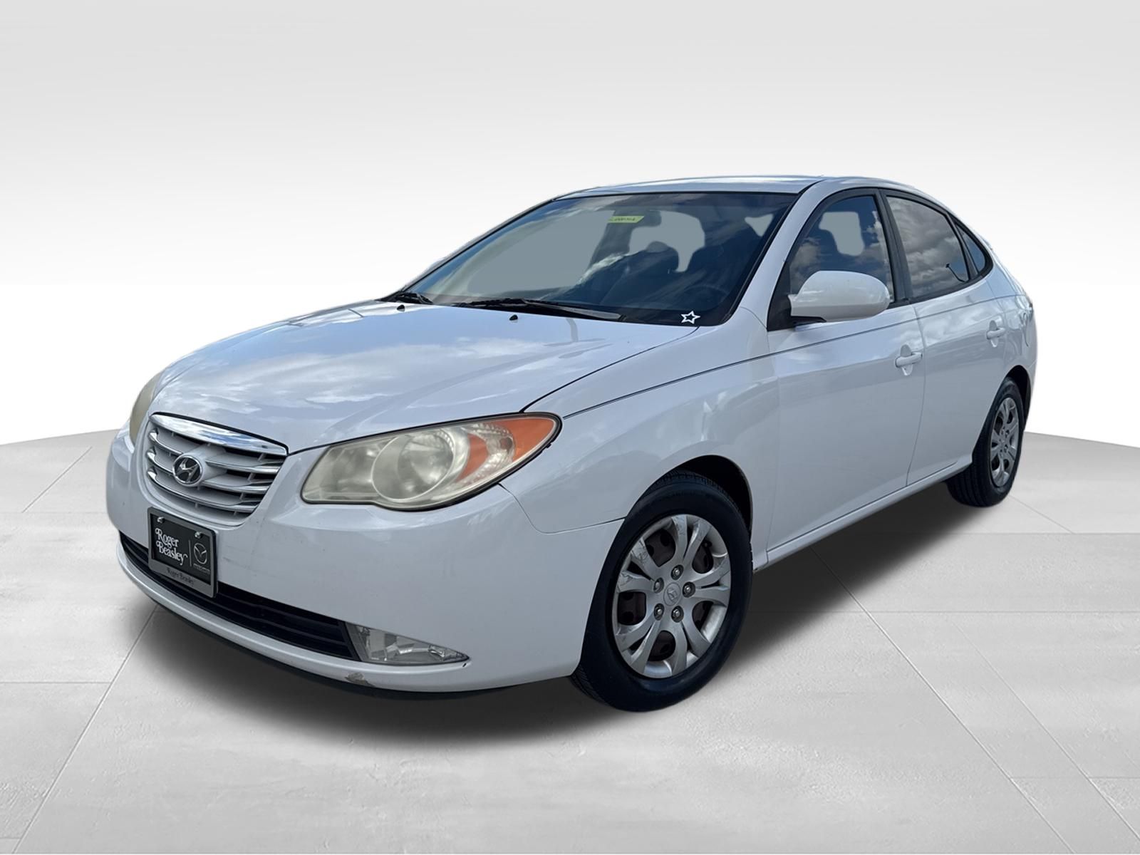 Nordic White 2010 Hyundai Elantra GLS FWD Sedan Front-Wheel Drive 4-Speed Automatic
