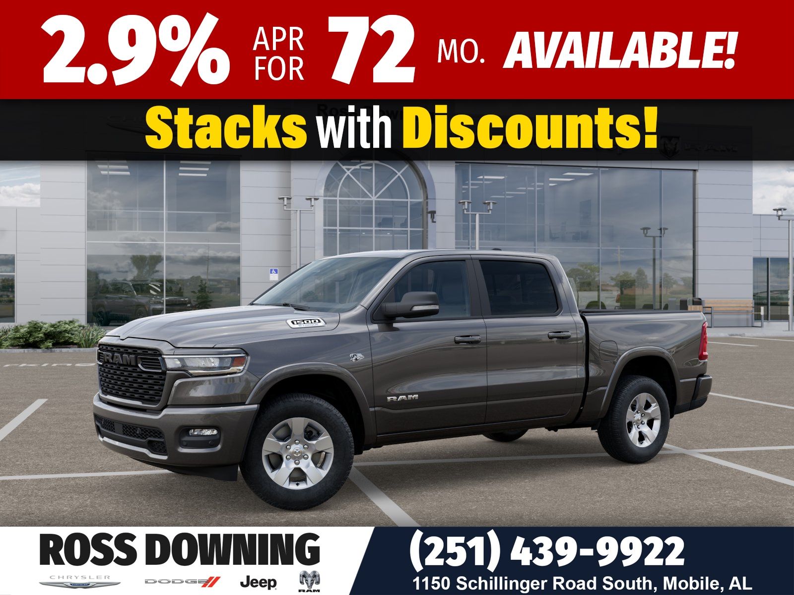 2026 RAM 1500 Big Horn Crew Cab 4WD