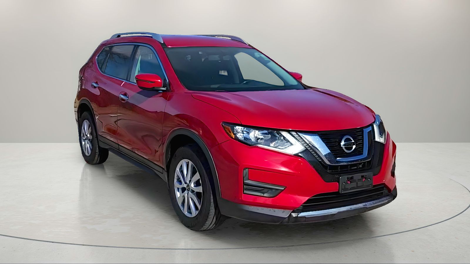 Red (Palatial Ruby) 2017 Nissan Rogue SV AWD SUV / Crossover All-Wheel Drive Continuously Variable Transmission