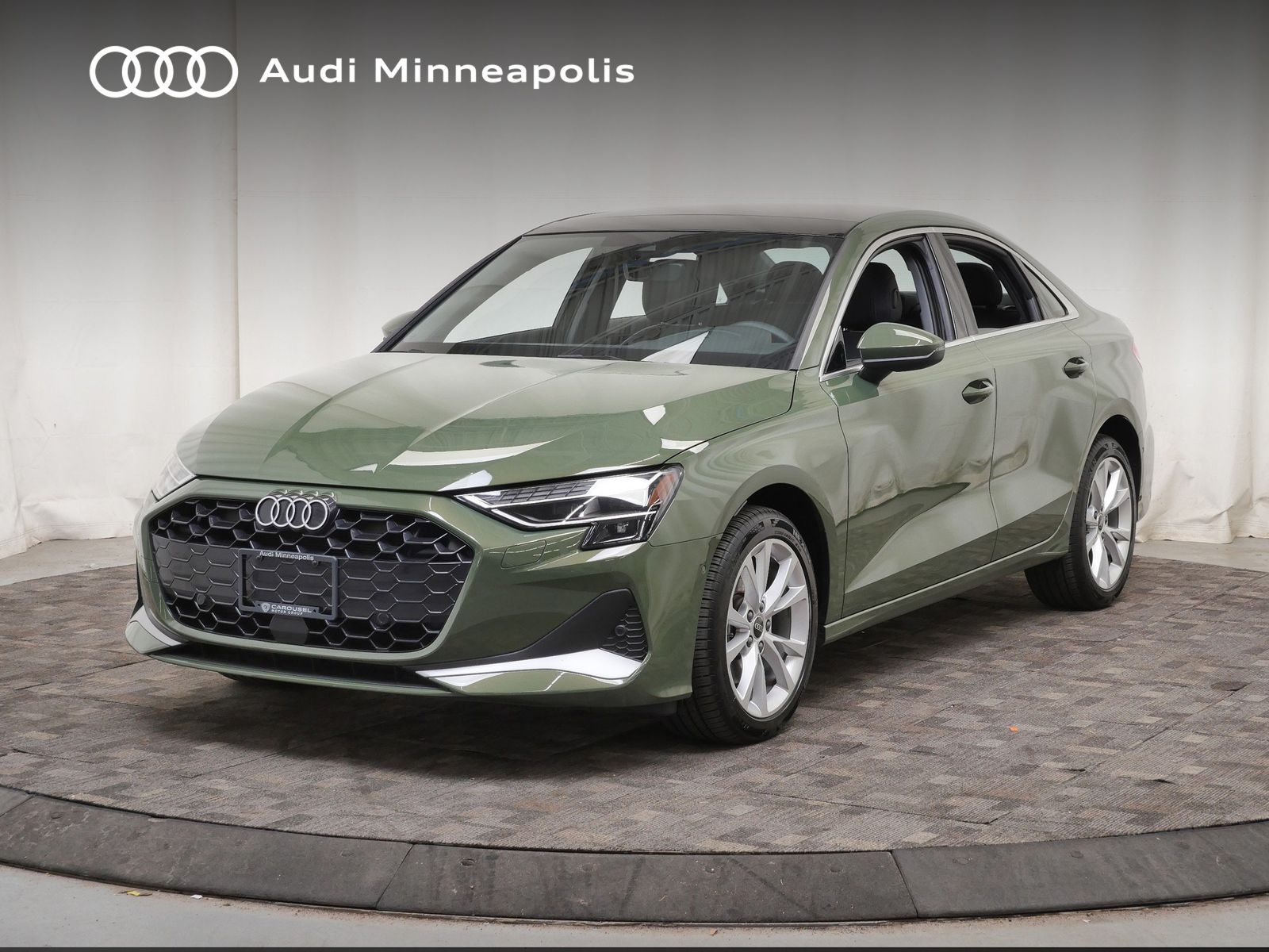 Green Metallic 2025 Audi A3 Sedan All-Wheel Drive 7-Speed Automatic