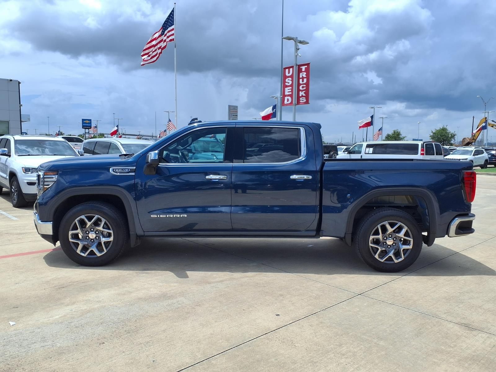 2022 GMC Sierra 1500 SLT Blue at North Houston Mitsubishi