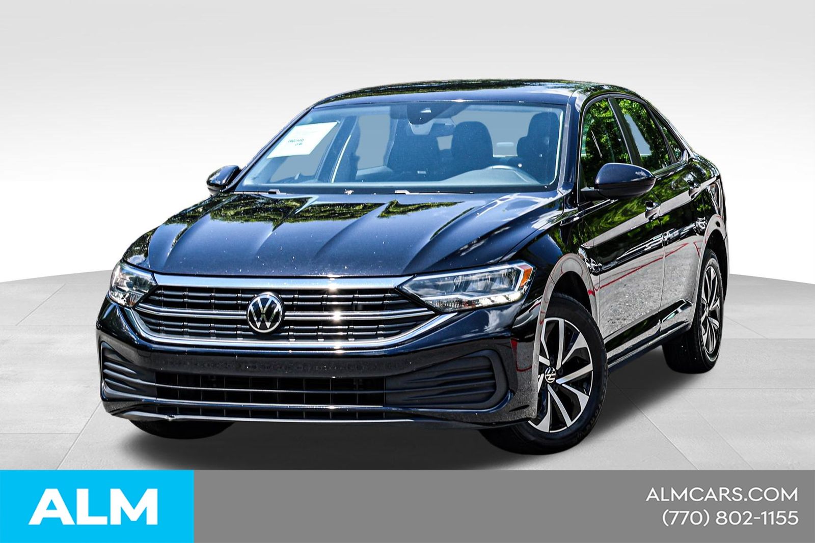 Black 2024 Volkswagen Jetta Sedan Front-Wheel Drive 8-Speed Automatic