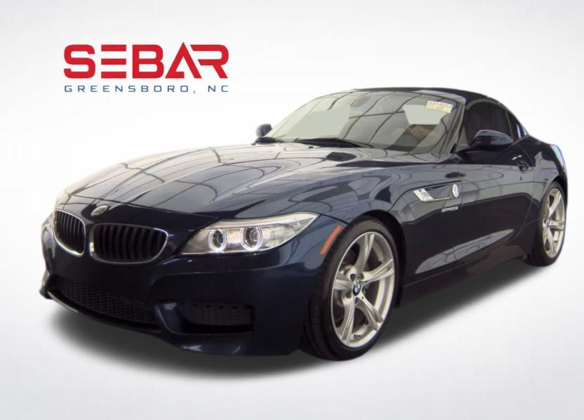 Deep Sea Blue Metallic 2015 BMW Z4 Convertible Rear-Wheel Drive 6-Speed Manual