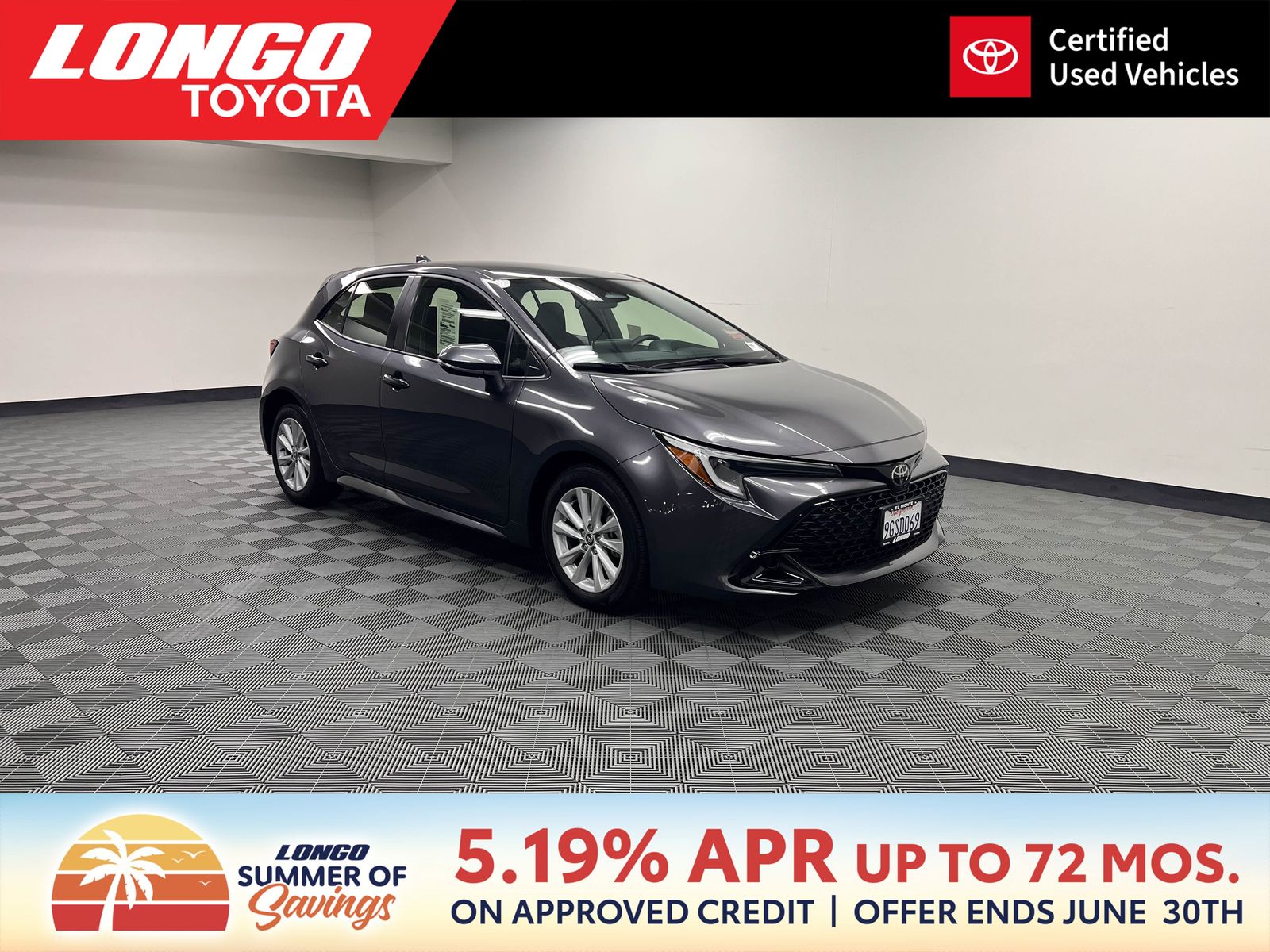 used 2023 Toyota Corolla Hatchback car, priced at $24,788