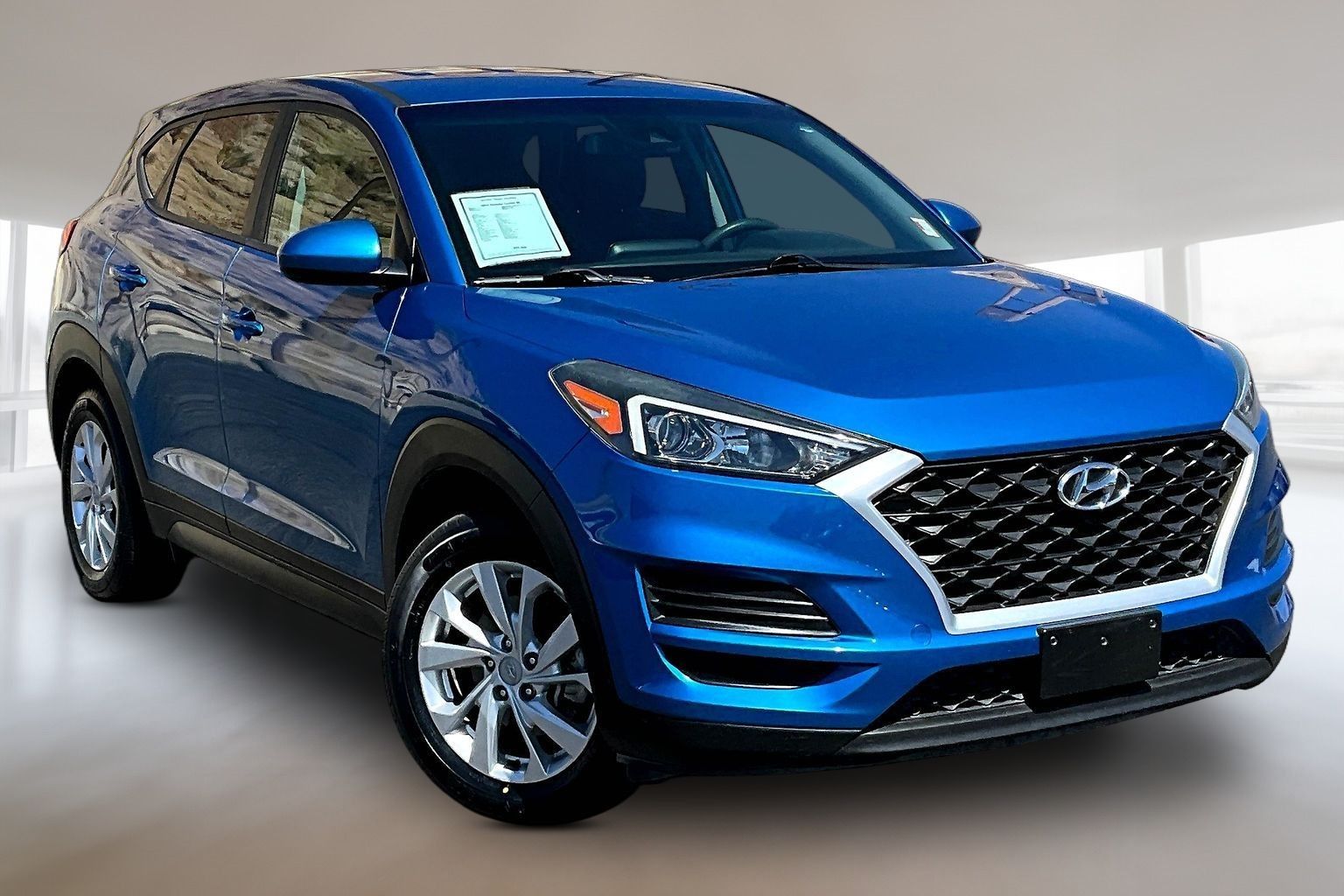 Teal (Aqua Blue) 2019 Hyundai Tucson SE AWD SUV / Crossover All-Wheel Drive 6-Speed Automatic