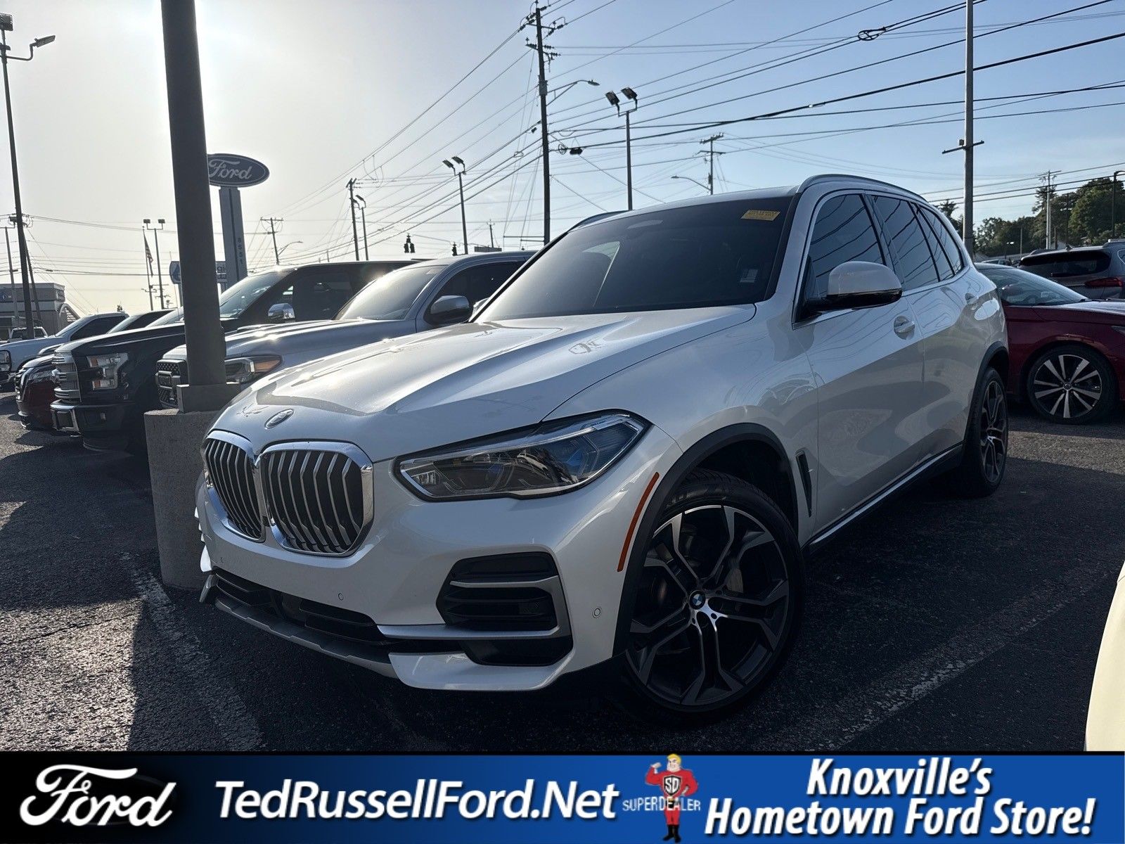 White Metallic 2022 BMW X5 SUV / Crossover All-Wheel Drive 8-Speed Automatic