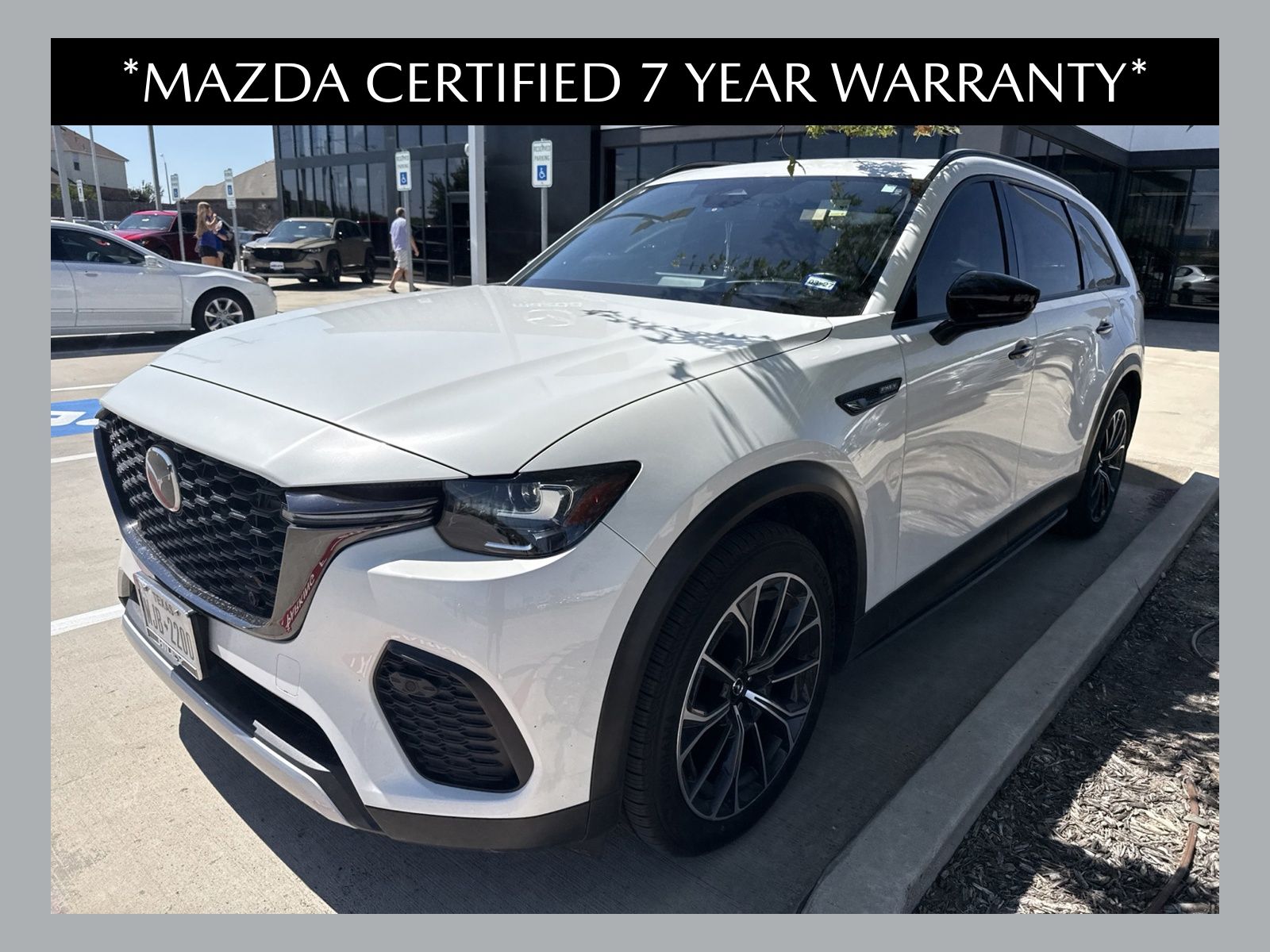 Rhodium White Premium 2025 Mazda CX-70 SUV / Crossover All-Wheel Drive 8-Speed Automatic