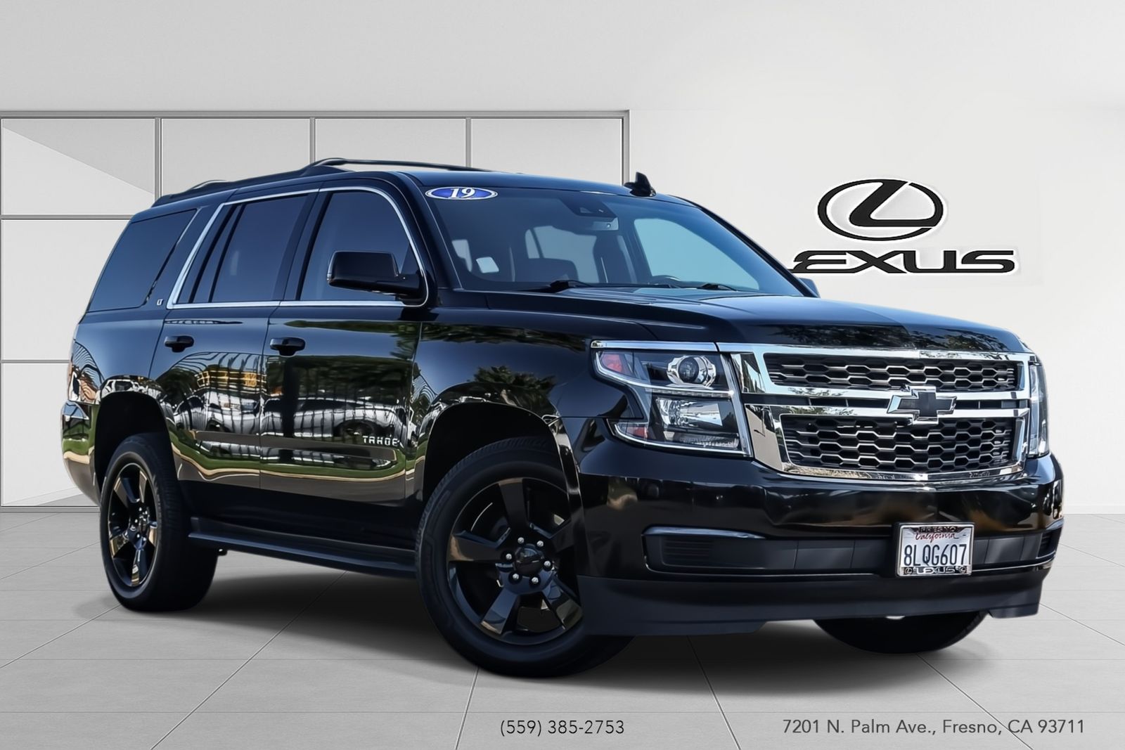 Black 2019 Chevrolet Tahoe SUV / Crossover 4X2 6-Speed Automatic Overdrive