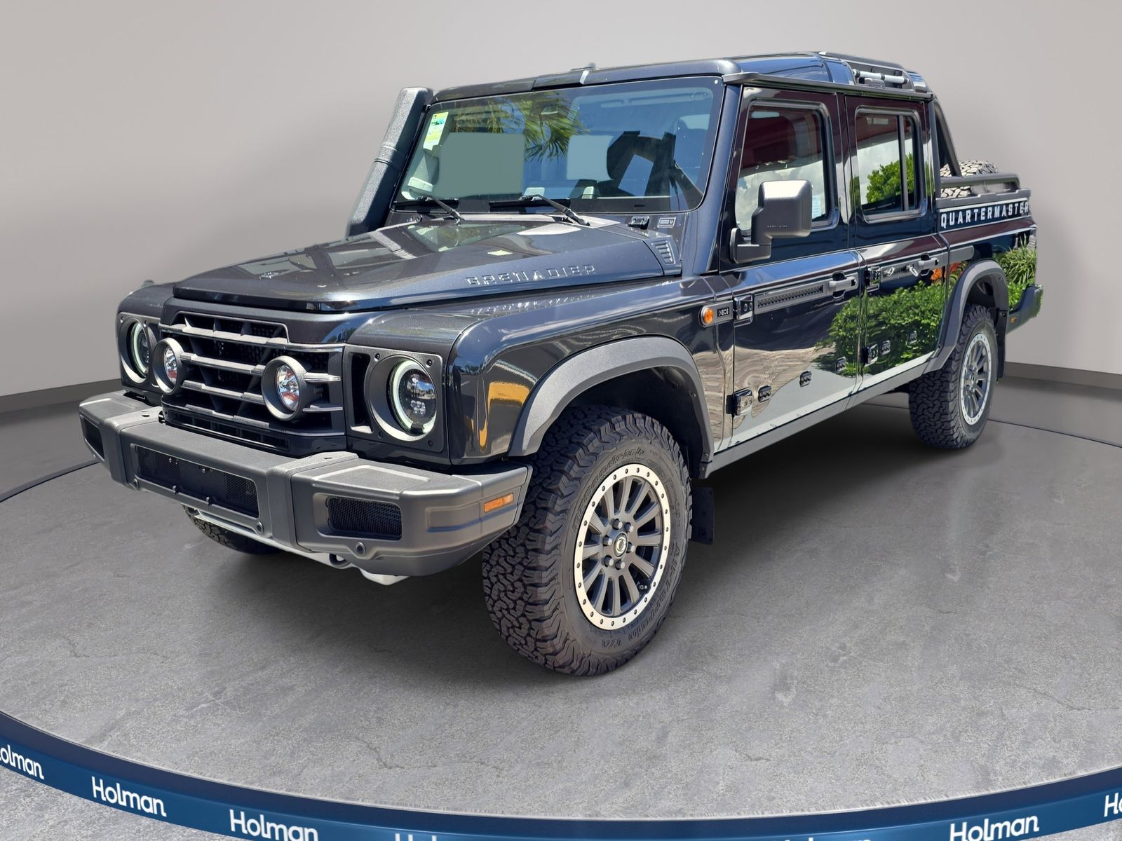 Donny Gray Metallic 2026 Ineos Quartermaster Pickup Truck Four-Wheel Drive 8-Speed Automatic
