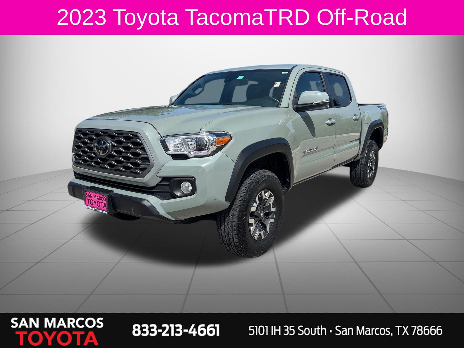 Lunar Rock 2023 Toyota Tacoma Pickup Truck 4X2 6-Speed Automatic