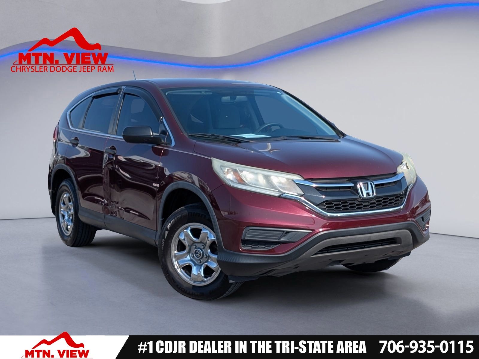 Red 2015 Honda CR-V LX AWD SUV / Crossover All-Wheel Drive Continuously Variable Transmission