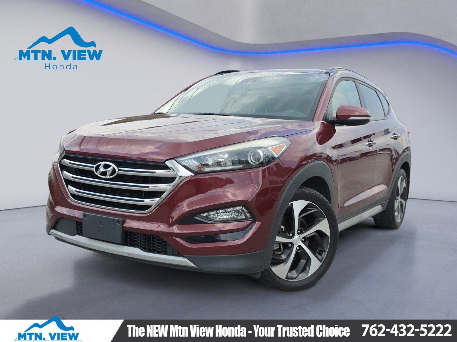 Red (Ruby Wine) 2017 Hyundai Tucson SUV / Crossover Front-Wheel Drive 7-Speed Automatic