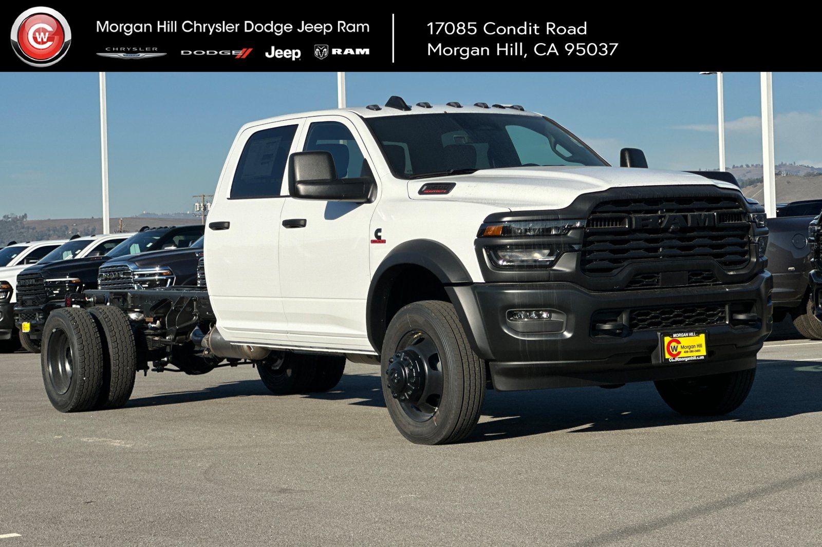 Bright White Clearcoat 2026 RAM 4500 Chassis Pickup Truck 8-Speed Automatic