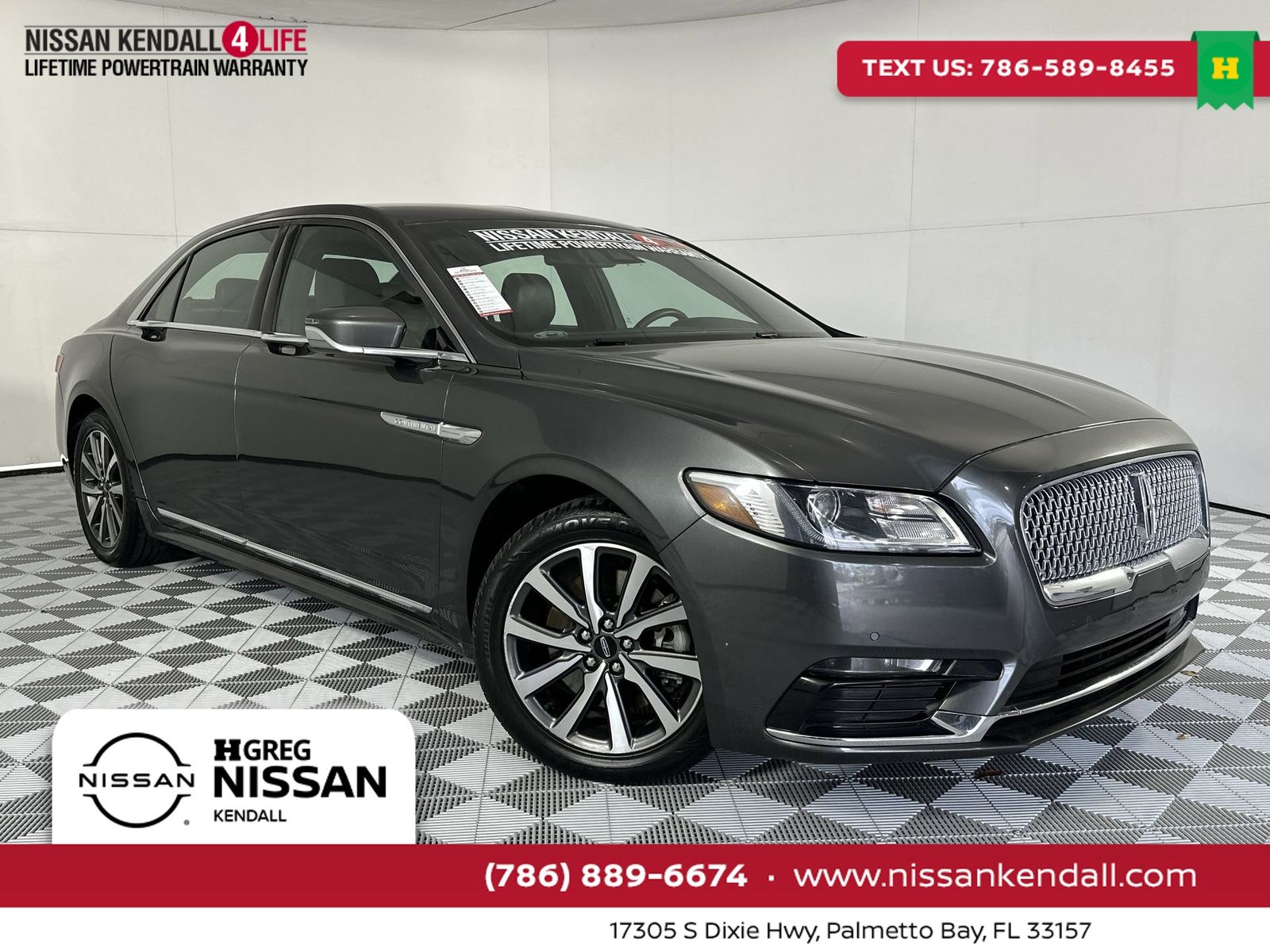 Magnetic Gray 2020 Lincoln Continental FWD Sedan Front-Wheel Drive 6-Speed Automatic