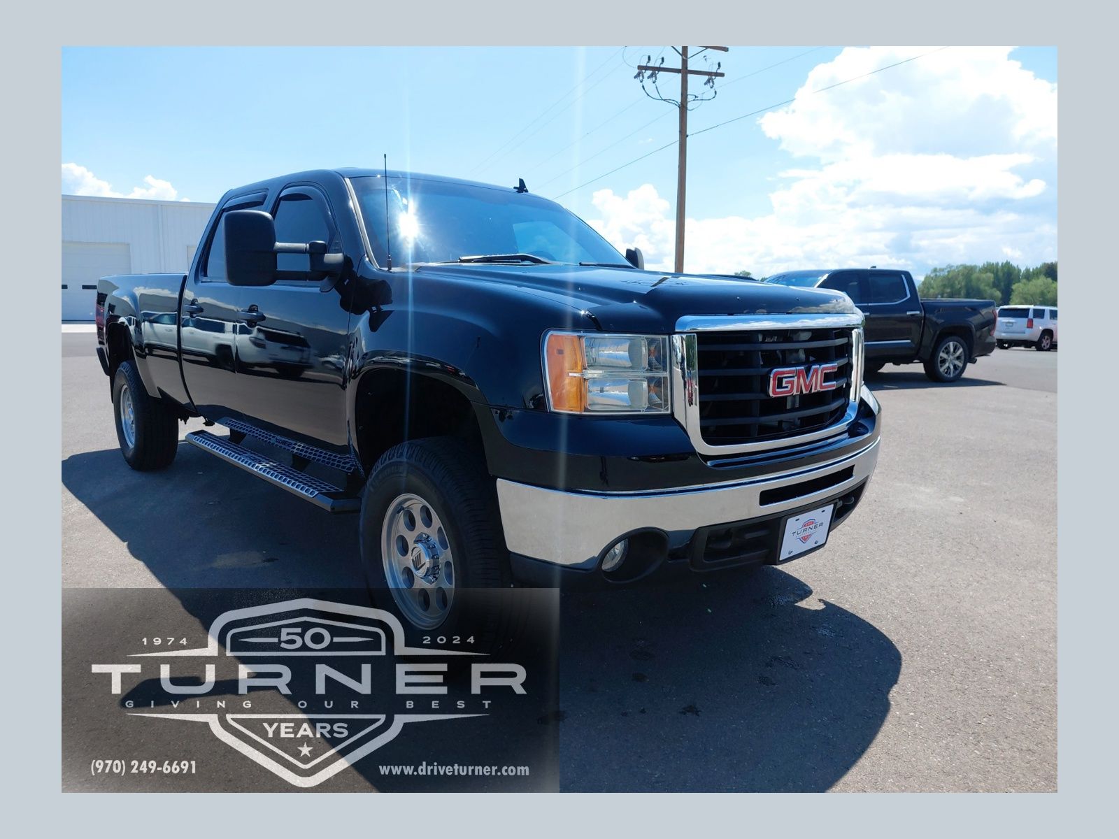 Onyx Black 2009 GMC Sierra 3500HD Pickup Truck Four-Wheel Drive 6-Speed Automatic