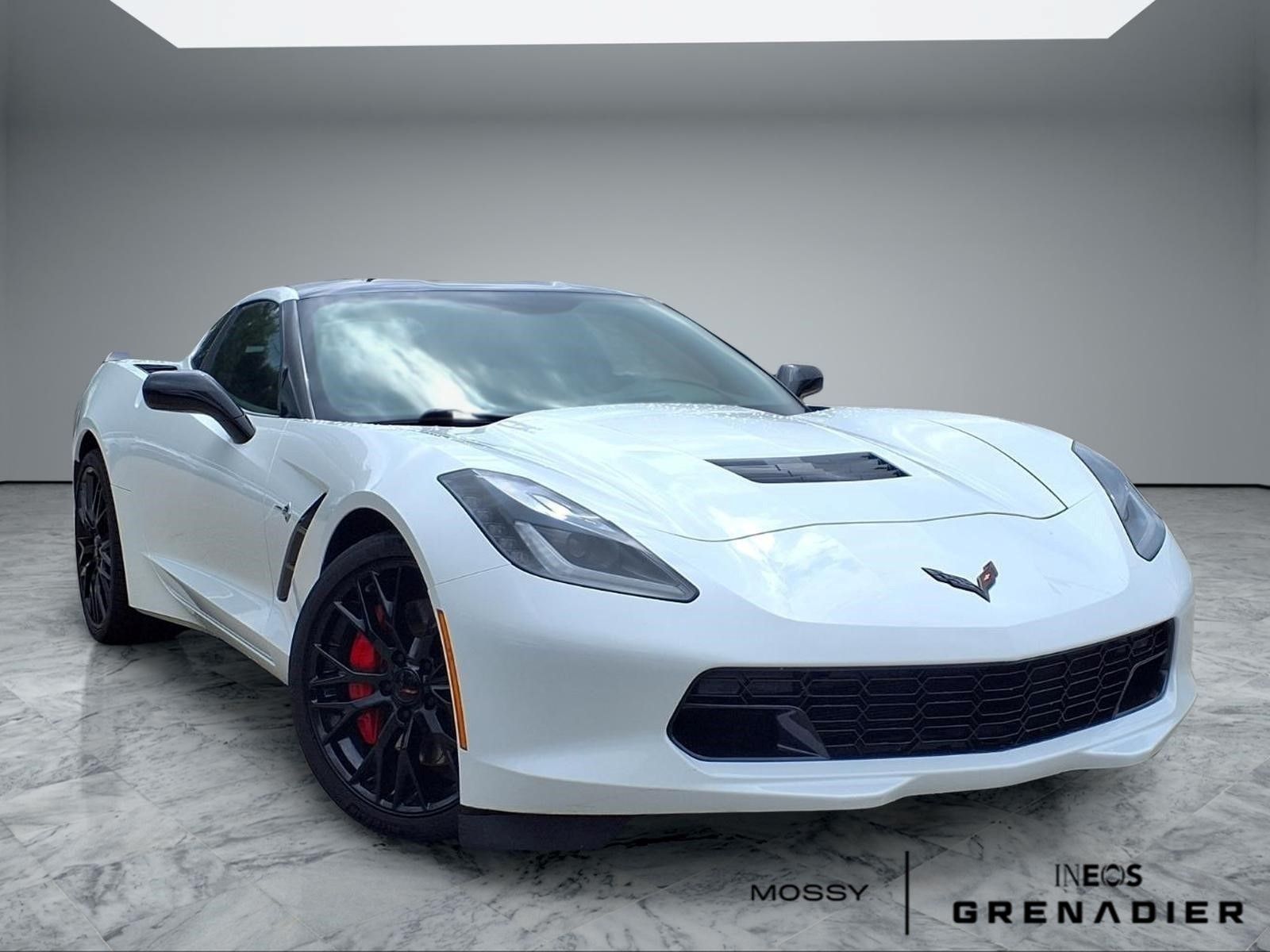 Arctic White 2015 Chevrolet Corvette Stingray Z51 3LT Coupe RWD Coupe Rear-Wheel Drive 8-Speed Automatic