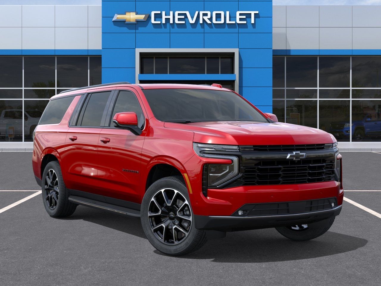 2026 Chevrolet Suburban RST Red at Ross Downing Chevrolet