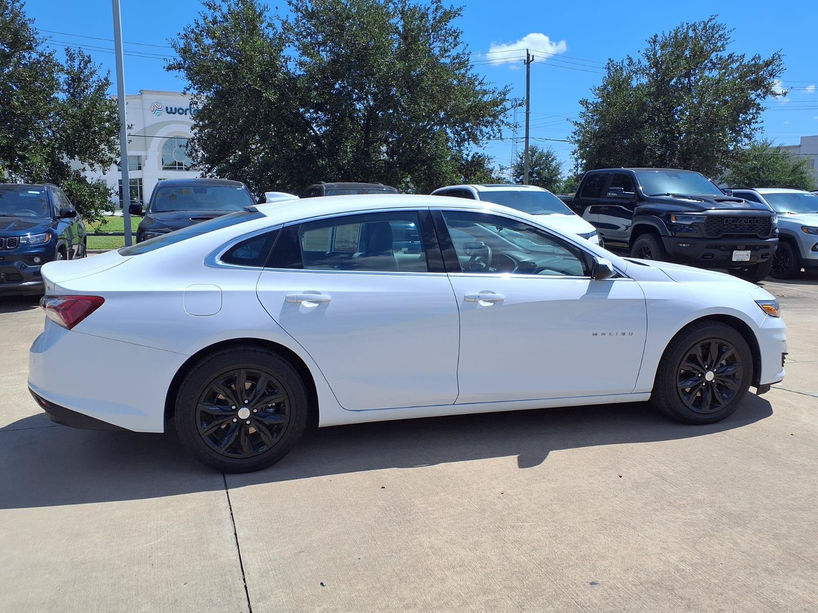 2022 Chevrolet Malibu LT White at Classic Elite Chevrolet Sugar Land