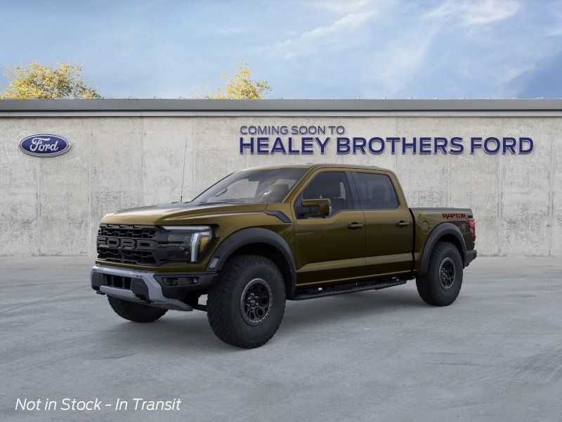 Shelter Green 2026 Ford F-150 Raptor SuperCrew 4WD Pickup Truck Four-Wheel Drive Automatic