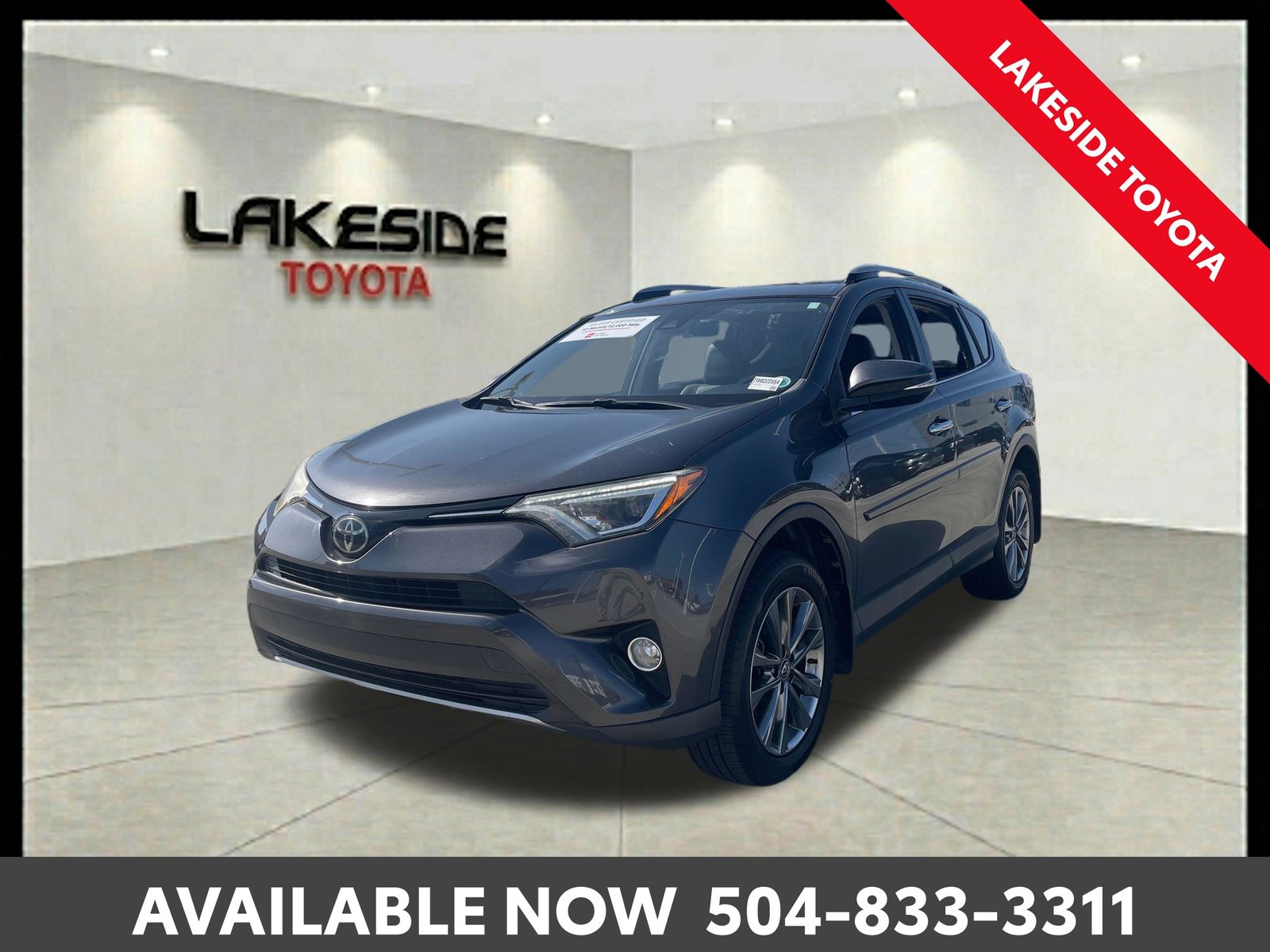 Magnetic Gray Metallic 2018 Toyota RAV4 SUV / Crossover Front-Wheel Drive 6-Speed Automatic