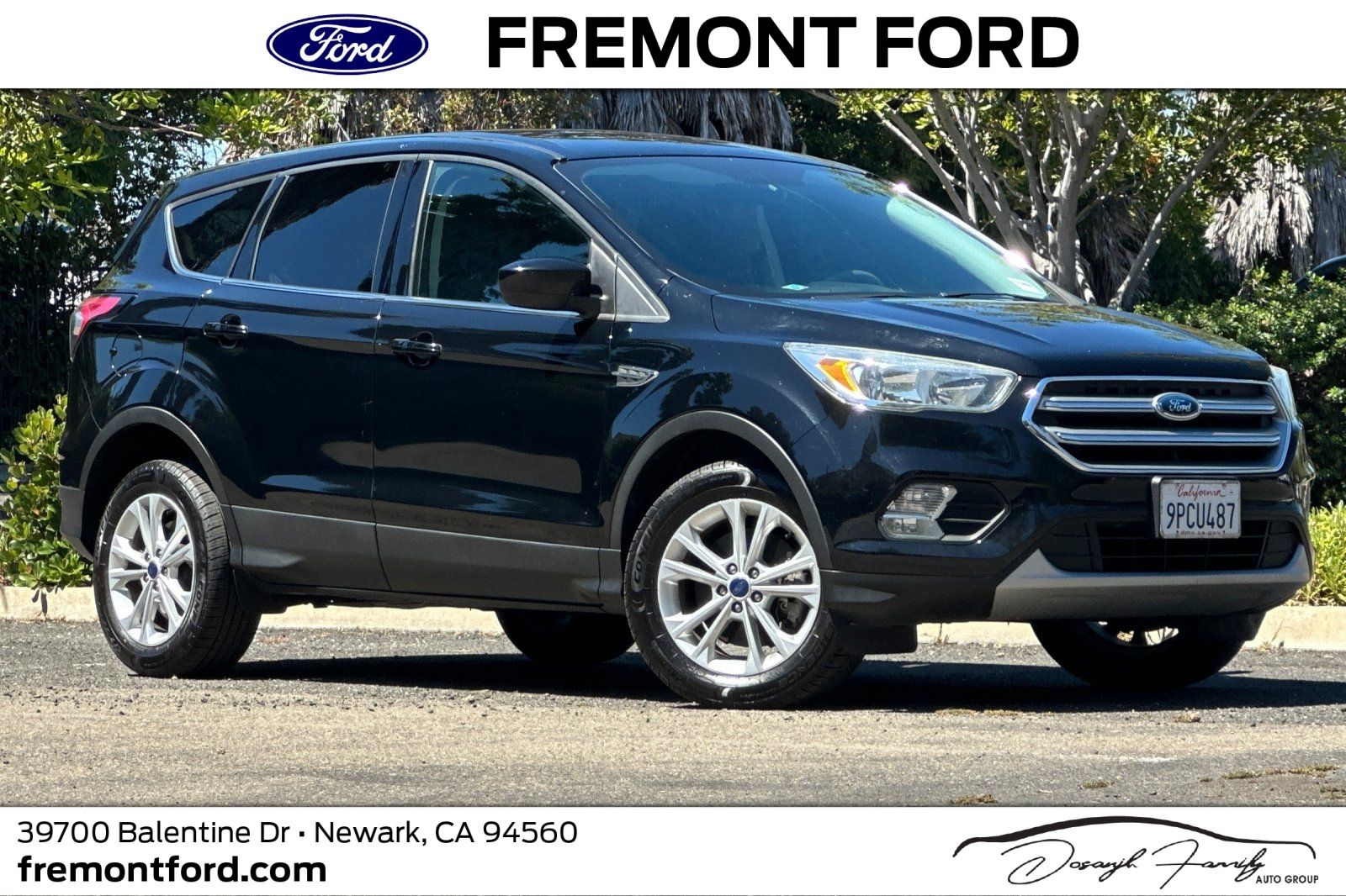 Shadow Black 2017 Ford Escape SUV / Crossover All-Wheel Drive 6-Speed Automatic