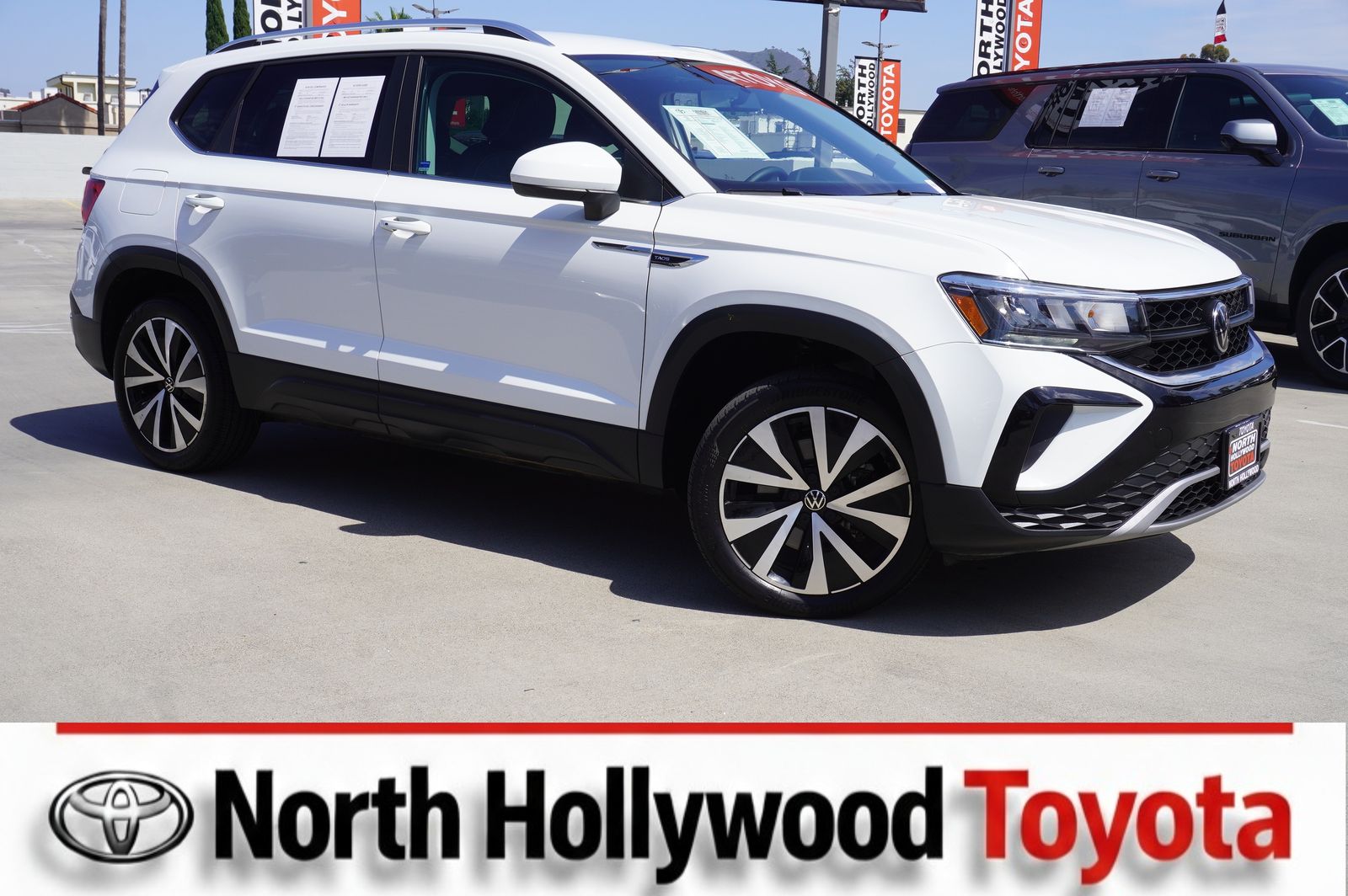Pure White 2022 Volkswagen Taos SUV / Crossover Front-Wheel Drive 8-Speed Automatic