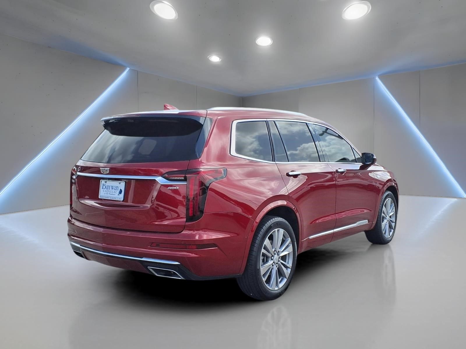 2024 Cadillac XT6 Premium Luxury Red at AutoSavvy Houston Southwest