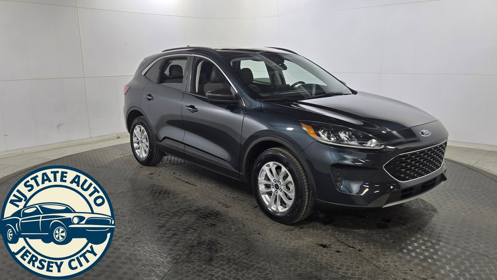 Blue Metallic 2022 Ford Escape Hybrid SUV / Crossover All-Wheel Drive Continuously Variable Transmission
