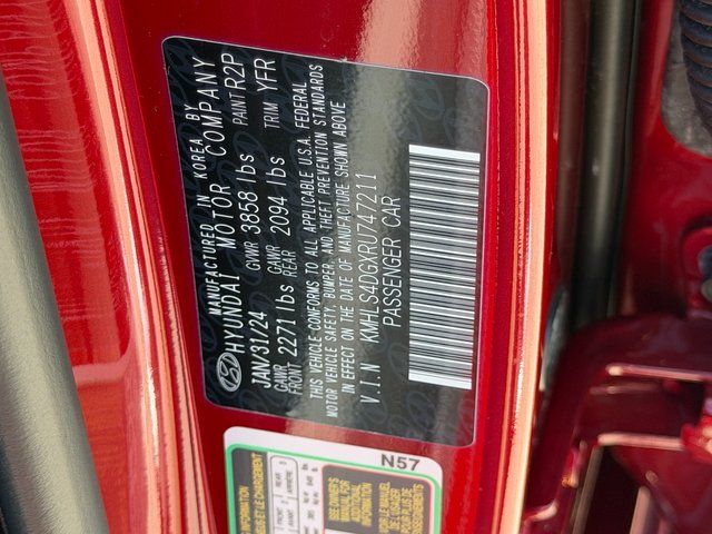 Used 2024 Red Hyundai SEL image 30
