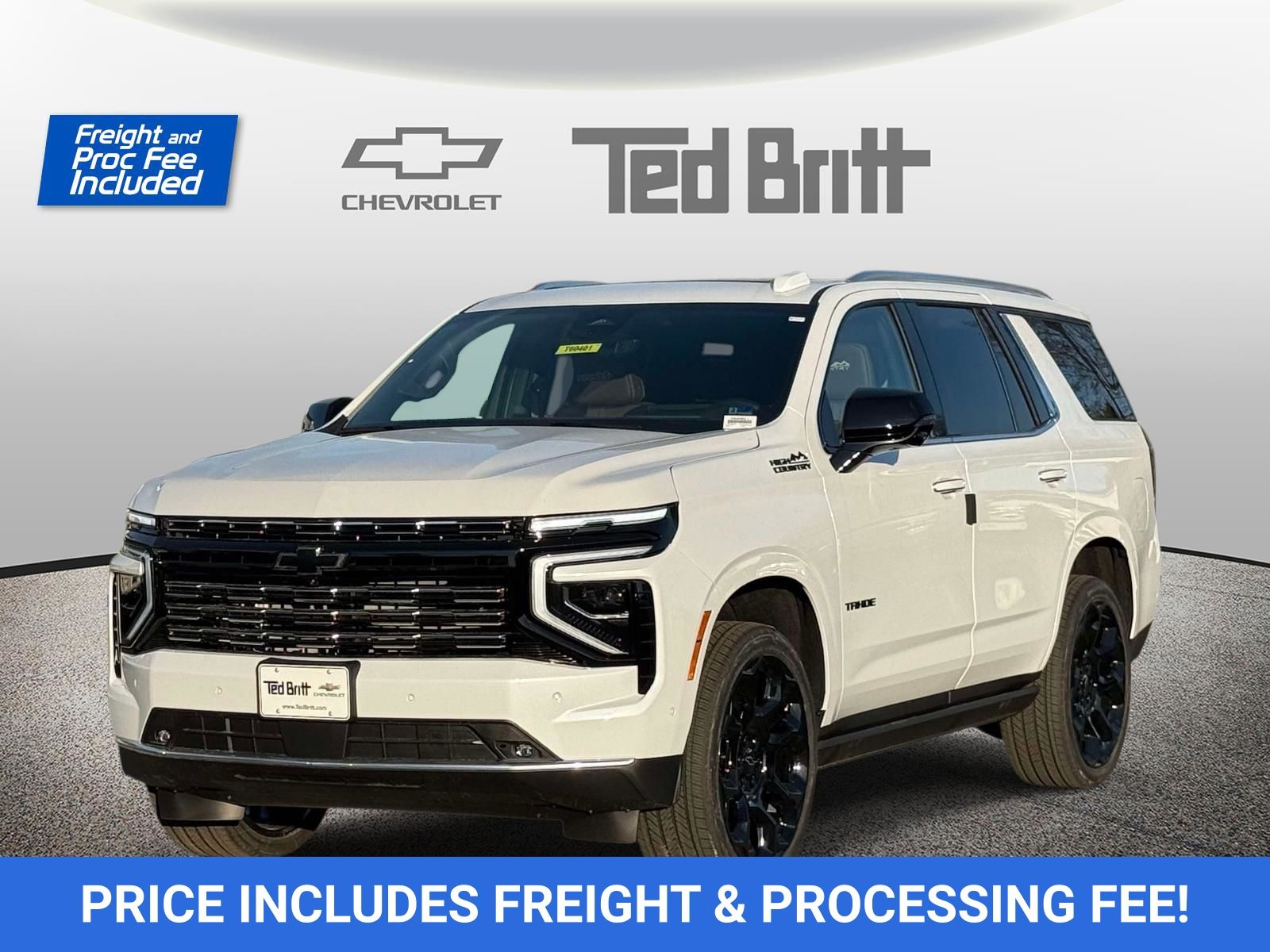 Polar White 2026 Chevrolet Tahoe High Country 4WD SUV / Crossover Four-Wheel Drive