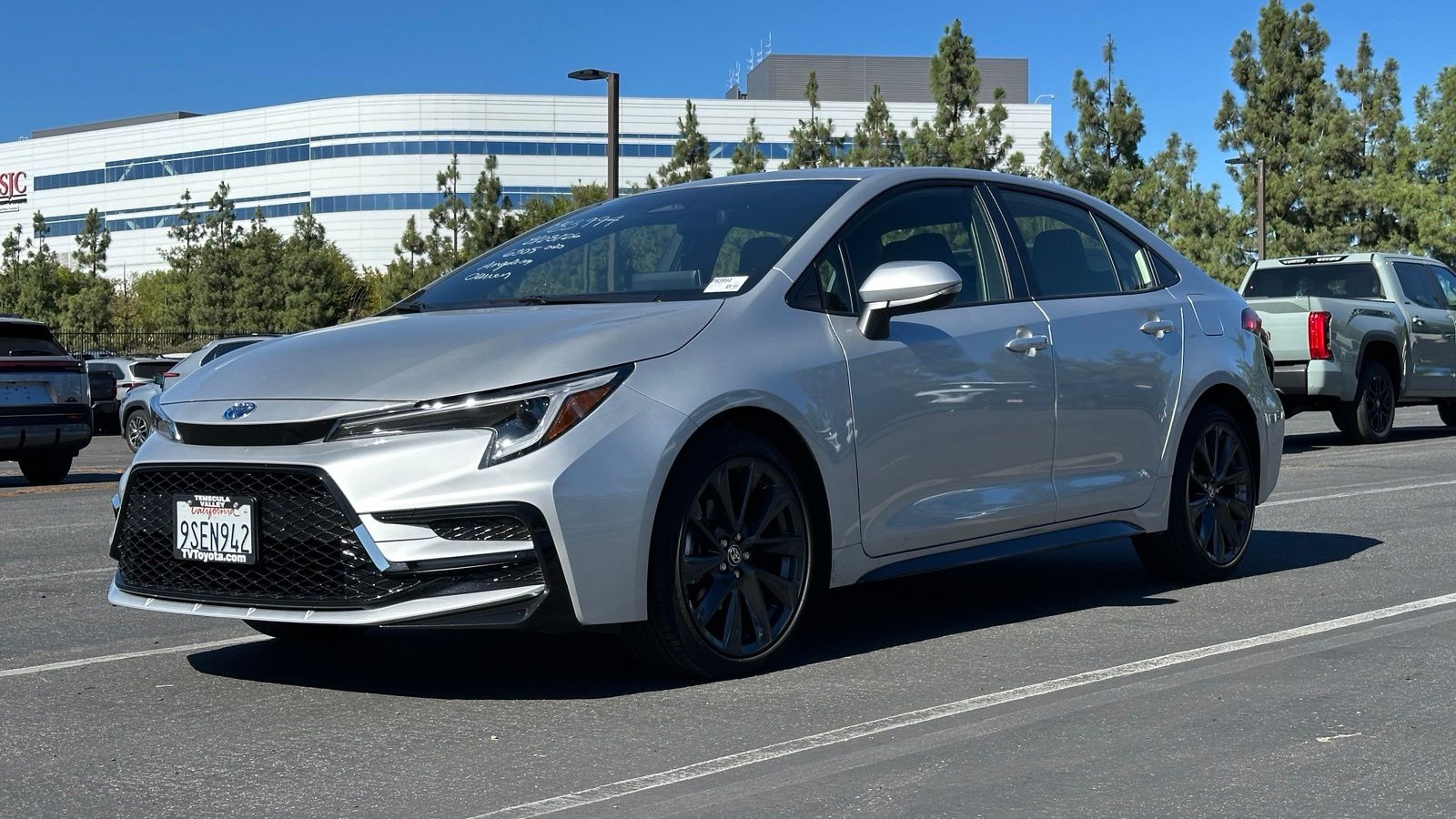 Certified Used 2025 Silver Toyota SE image 2