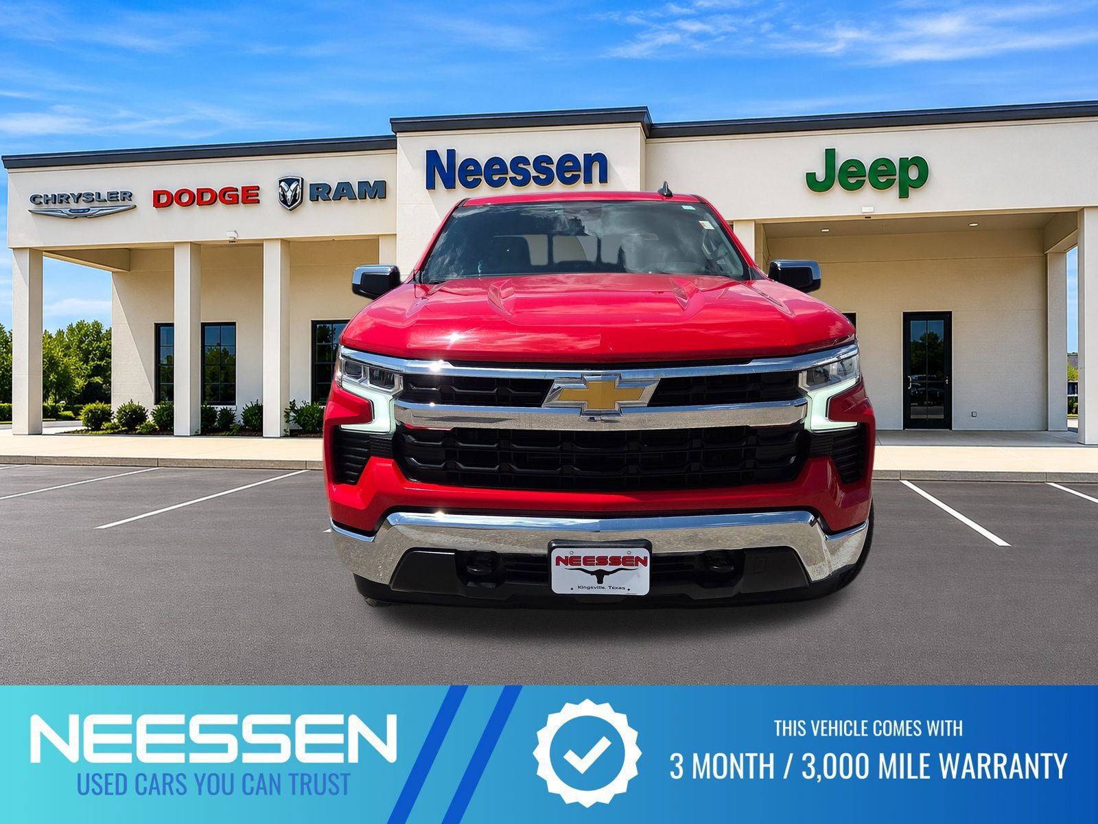 Red 2024 Chevrolet Silverado 1500 Pickup Truck Four-Wheel Drive 8-Speed Automatic