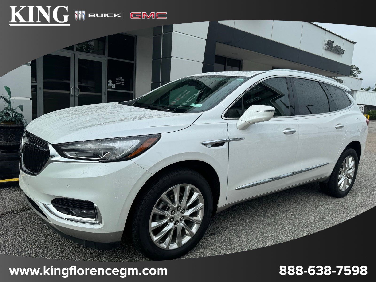 White Frost 2021 Buick Enclave Premium FWD SUV / Crossover Front-Wheel Drive 9-Speed Automatic