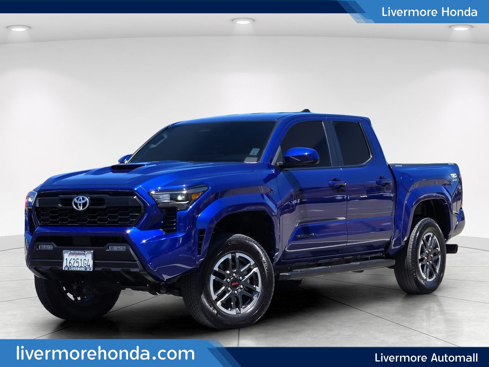 Blue 2025 Toyota Tacoma Pickup Truck Four-Wheel Drive 8-Speed Automatic