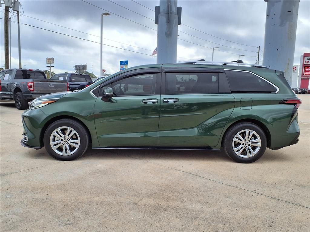 2023 Toyota Sienna Platinum Green at AutoSavvy Houston Southwest