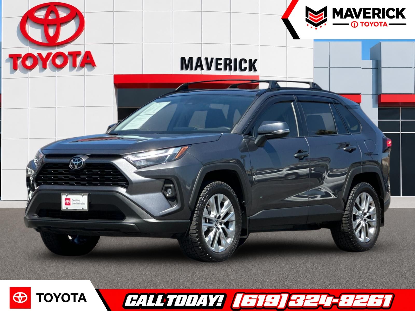 Magnetic Gray Metallic 2024 Toyota RAV4 SUV / Crossover All-Wheel Drive 8-Speed Automatic